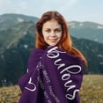 thumbnail image 2 of Gifts for Women, Birthday Gifts for Women Friendship, Sister/Mom/Best Friend Birthday Gift Ideas, Unique Birthday Gifts for Her, Purple Throw Blanket 60\u201d x 50\u201d, Not a Day Over Fabulous Gifts, 2 of 6