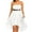 White, variant on SELONE Cocktail Dresses for Women Evening Party Prom Dresses Sleeveless Party Dresses Homecoming Dresses Midi Formal Gowns Off the Shoulder Elegant Dresses Sequin Formal Dress Rehearsal Dinner Dress