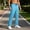 Blue, variant on Men's Ice Silk Quick Dry Running Pants, Summer Mesh Breathable Elastic Waist Sports Travel Trousers with Zipper Pockets, Loose Fit Athletic Joggers Big and Tall Size S-3XL Black