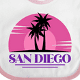 thumbnail image 4 of Inktastic San Diego California Beach Souvenir Girls Baby Bib, 4 of 4