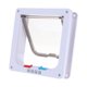 thumbnail image 2 of Puerta con solapa de seguridad para perros y gatos con cerradura de 4 vías, puerta para gatitos, cachorros, mascotas (blanco L) Ndcxsfigh Para estrenar, 2 of 8