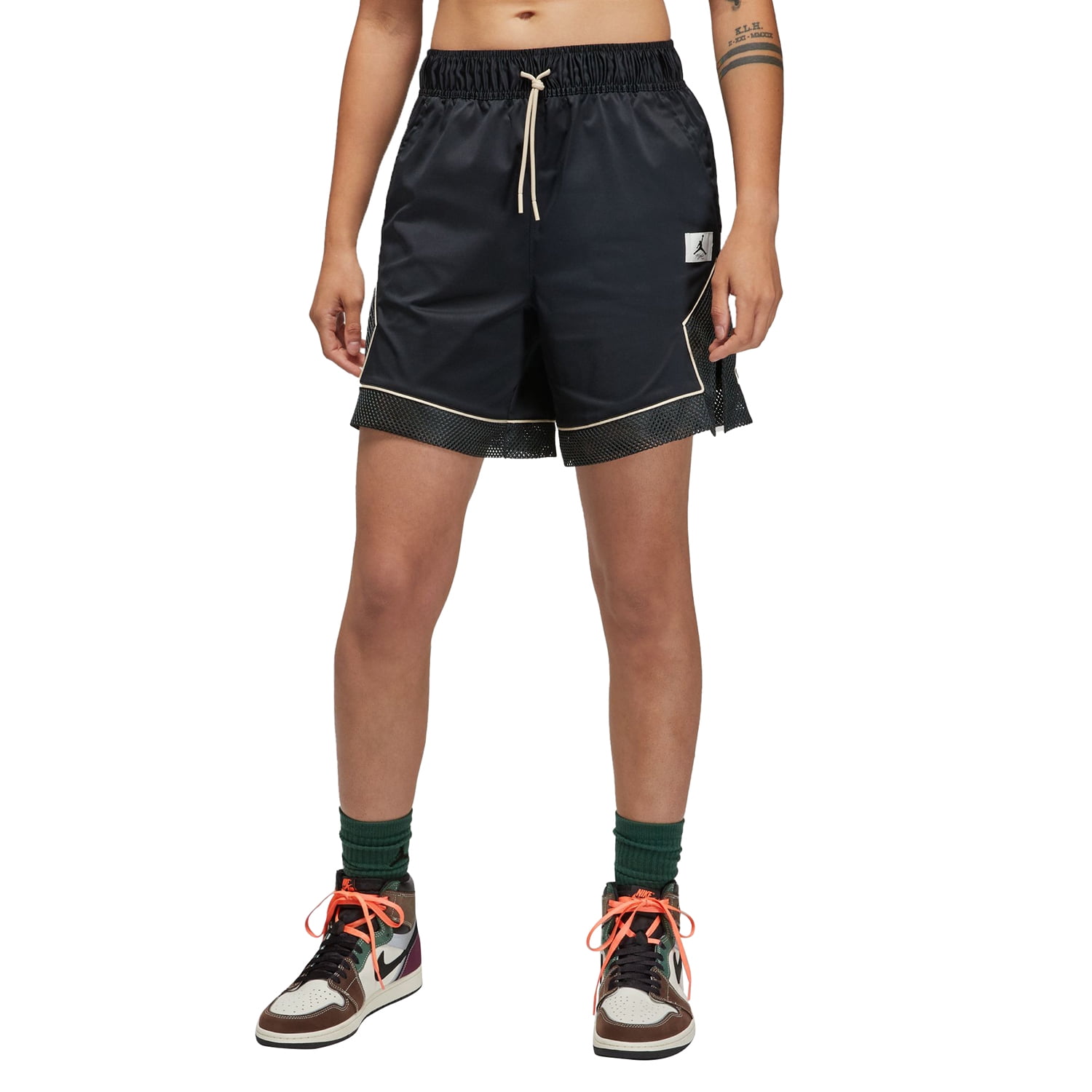 Jordan Essentials Diamond Women's Shorts Black-Dark Smoke