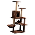thumbnail image 4 of Hamaca de para gatos, centro de actividades multicapa, muebles para casa de gatos, condominio para saltar, escalar, ejercicio, descansar, rascar café, 4 of 8