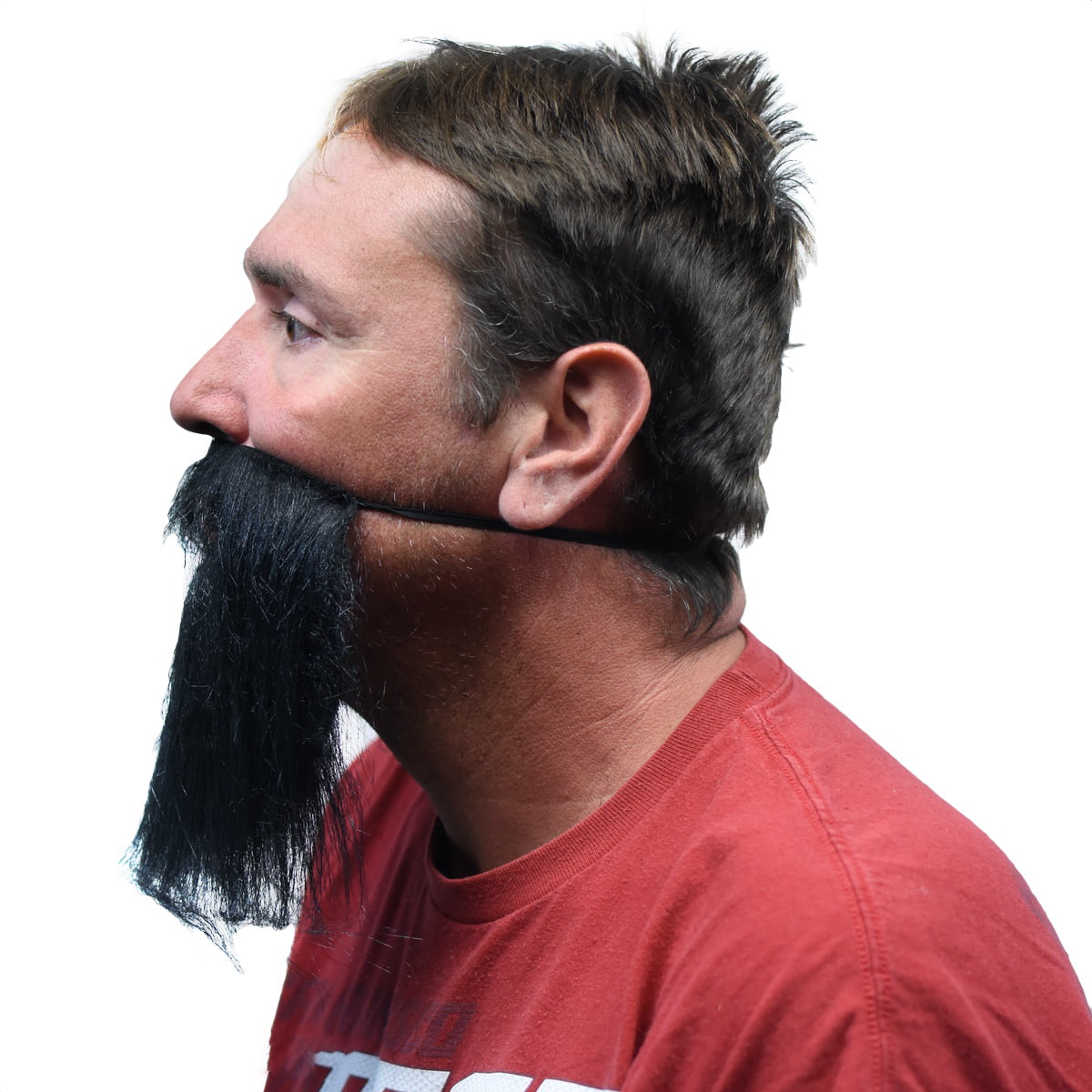 Adult Fake Facial Hair Black Beard And Moustache Mustache Costume Accessory NEW 