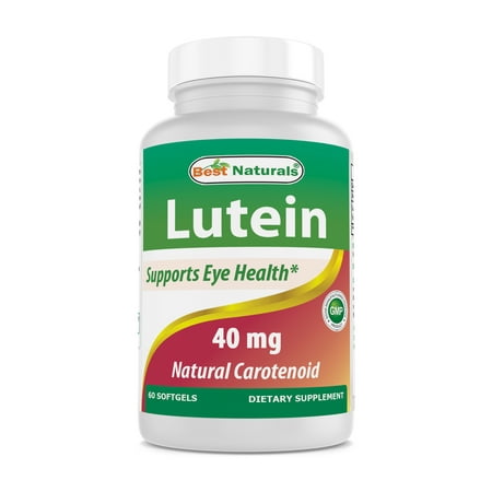 Best Naturals Lutein 40mg 60 Softgels (Best Natural Antidepressant Pills)