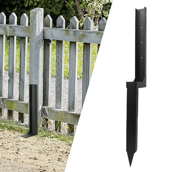 Fence Post Anchor Ground Stake, Easy Installation Fence Post Repair Kit for Fence Post