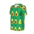 thumbnail image 2 of Balery Cartoon Fruit 1 Baseball Jersey for Men Casual Button Down Shirts Short Sleeve Active Team Sports Uniform-3X-Large, 2 of 9