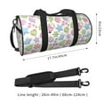 thumbnail image 3 of Bingfone Pastel Christmas Cookies Print Gym Duffle Backpack for Men Women,Travel Weekender Carry-On Bags with Detachable Back Pack Straps for Traveling Overnight Climb Sports, 3 of 7