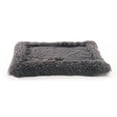 thumbnail image 6 of Precious Tails Eyelash Faux Fur Bordered Cat Dog Crate Mat - Small, 6 of 9