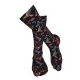 thumbnail image 4 of Pofeuu Humming Bird And Tropical Flowers Print Stockings, Adult Running Hiking Socks for Youth and Adult-One Size, 4 of 8