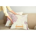 thumbnail image 3 of Ambesonne Tree Throw Pillow Cover 2 Pack, Park Bench Pastel Color, 20", Orange Purple, 3 of 6