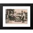 thumbnail image 2 of William Strang 14x11 Black Modern Framed Museum Art Print Titled - The Penance (Ancient Mariner), 2 of 5