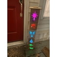 thumbnail image 3 of Wood Christmas Lantern Luminary Decor - LED “Flickering Flame” Candle & Battery, 3 of 6