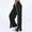 Black, variant on TMOYZQ Baggy Sweatpants for Women Lightweight Drawstring Wide Leg Jersey Pants Casual Looose High Waisted Track Pants with Pockets on Clearance