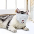 thumbnail image 1 of para Gato para El Cuidado, Cubiertas Faciales Transpirables Antimordidas, Protector Antilamer para después de La Cirugía, Corte de Uñas, Rascado M Coberturas Completas, 1 of 8
