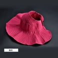 thumbnail image 5 of CoCopeanut Berjemur Topi untuk Wanita Visor Topi Memancing Fisher Pantai Topi UV Perlindungan Hitam Kasual Wanita Musim Panas Topi Topi topi Hadir, 5 of 6