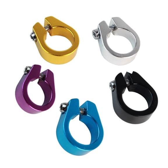 OATIPHO 5Pcs Fixed Gear Seatpost Clamp Aluminum Alloy Quick Release Bike Seat Clamp
