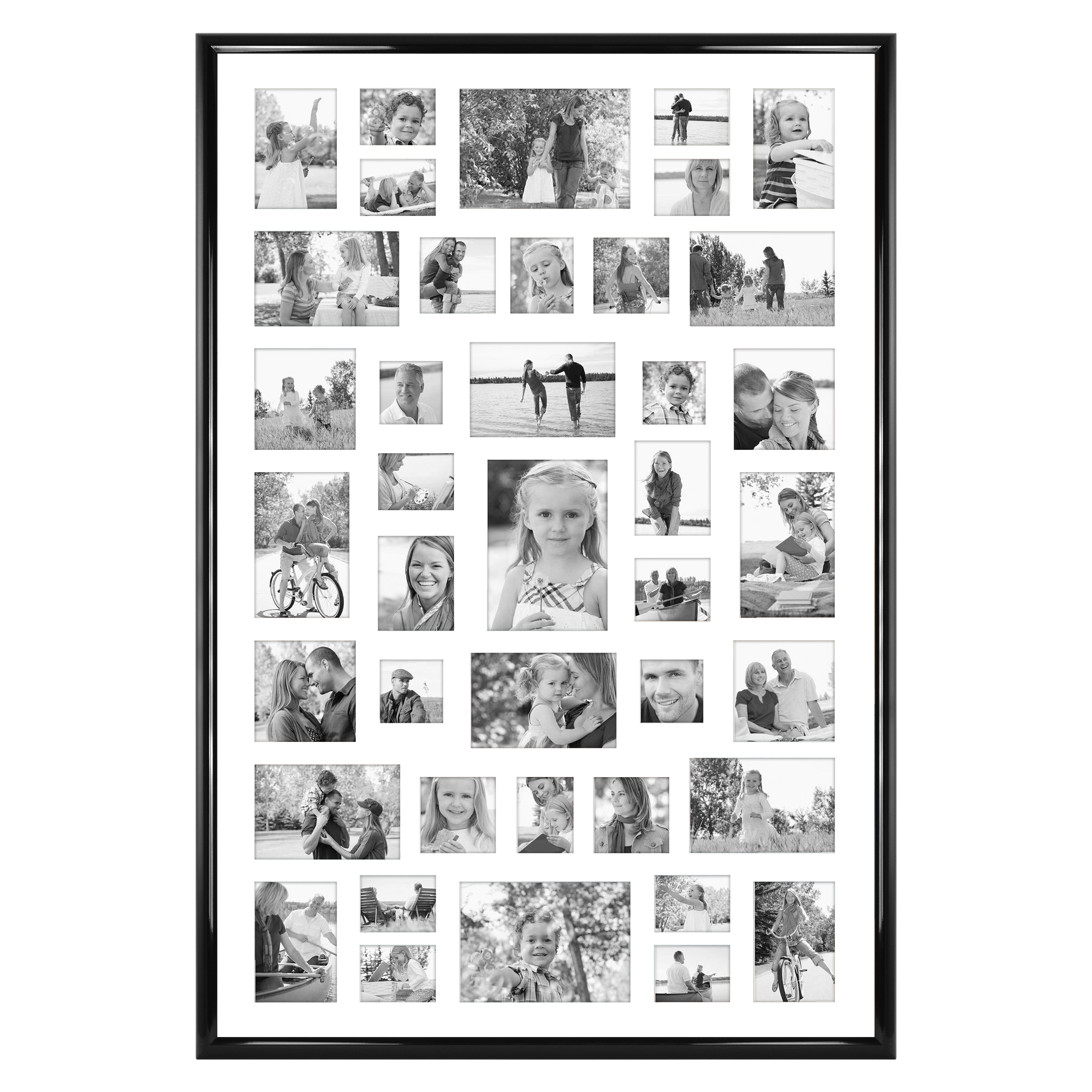 Mainstays 27x40 41-Opening Trendsetter Collage Poster & Picture Frame, Black - image 3 of 6