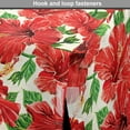 thumbnail image 4 of Hawaii Dog Crate Cover, Botanic Inspirations Floral Bouquet Hand Drawn Red Hibiscuses Retro Theme, Easy to Use Pet Kennel Cover for Dogs, 35" x 23" x 27", Beige Fern Green Red, by Ambesonne, 4 of 6