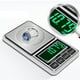 thumbnail image 5 of Báscula digital de cocina recargable USB de alta precisión 100 g x 0.01 g | Báscula de bolsillo para joyería, alimentos y cocina | Pantalla LCD | Sartén de acero inoxidable portátil | Bandeja doble, 5 of 9