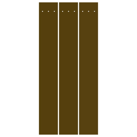 PERFECT FLETCH arrow cresting wraps by Perfect Strike Archery. GOLD. Adhesive backed premium vinyl. 7" Arrow Wraps. (12)