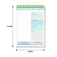 thumbnail image 3 of Under $1 Xuniizn Todo List Notepad Daily - Notebook Undated Task Management - 60-Sheet Agenda Notebooks For Work - Writing Pads With Section Dividers, 3 of 4