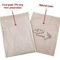 thumbnail image 7 of Linen Bread Bags with Plastic Liner, Reusable Sourdough Bread Storage Bags, Drawstring Bread Keepers, Food Grade Safe Bread Preservation Bags, for Homemade Bread and Baking Enthusiasts, 7 of 7