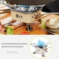 thumbnail image 4 of Portable Camping Stove, Foldable Gas Burner for Outdoor Cooking, Backpacking, Picnic, Tea Brewing - Compact & Lightweight, 4 of 8
