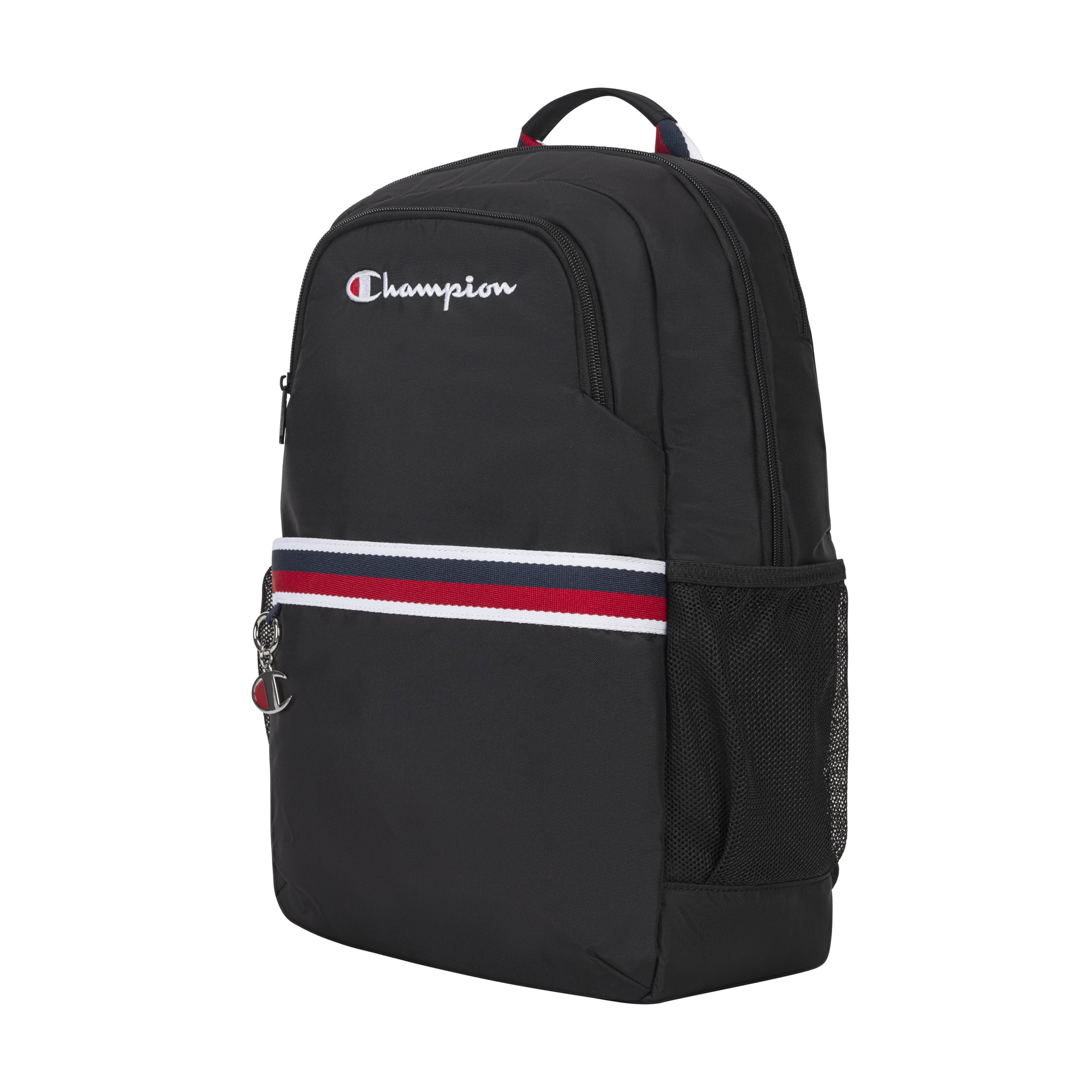 Champion Heritage 18-inch Unisex Backpack with Multiple Compartments, Black