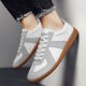 thumbnail image 3 of Zapatillas deportivas casuales de otoño, zapatos deportivos de moda, zapatos de entrenamiento, zapatos para hombres que combinan con todo, zapatos retro, zapatos blancos, 3 of 6