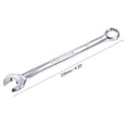 thumbnail image 2 of Uxcell 17mm Combination Wrench with Offset Box End and Angled Open End, Metric Mirror-Chrome Plated High Carbon Steel, 2 of 5