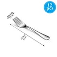 thumbnail image 2 of ReaNea Dessert Forks Set of 12, 5.62" Stainless Steel Pastry Fork for Cocktail, Dessert, Fruit, Cake, Cheese, Appetizer, 2 of 7