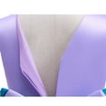 thumbnail image 5 of Girls Embroidered Princess Dress Mermaid Party Dress with Green Purple 3-9T, 5 of 6