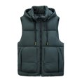 thumbnail image 1 of Ceisia Men's Fashion Stand Collar Zipper Sleeveless Tank with Pockets Casual Outerwear Gift, 1 of 4