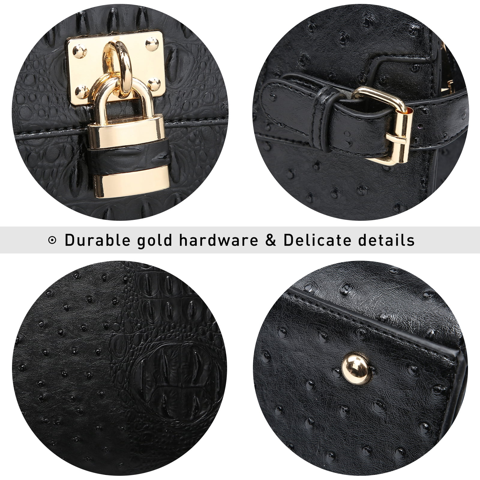 Top Handle Tote Handbags Work Shoulder Bags with Matching Wristlet Wallet for Women