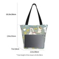 thumbnail image 4 of Kdxio Cute Farm Birds Women Reusable Grocery Bags Foldable Ripstop,Reusable Shopping Bags for Shopping,Gym,Gift, 4 of 7