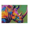 thumbnail image 5 of WYYP Rhino Challenging Difficult Wooden Jigsaw Puzzle for Adults | Wood Puzzles Gift 300 PCS, 5 of 6