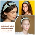 thumbnail image 2 of 2 Pcs Padded Headbands for Women, Whale Headband for Girls Hair Band Head Band Hoops for Teen Girls Hair Accessories for Women Girls, 2 of 6