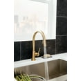 thumbnail image 6 of Delta Faucets Trinsic 1 Handle Kitchen Sink Faucet, Matte Black, 6 of 7