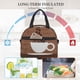 thumbnail image 4 of Disketp Coffee Cafe Cup Lonchera Térmica para Mujer y Hombre, Bolsa de Almuerzo Reutilizable e Impermeable para Trabajo, Viajes y Picnic, 4 of 7