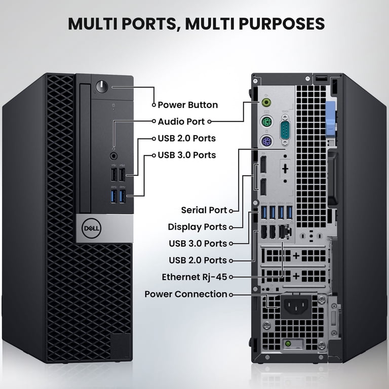 Dell OptiPlex Desktop Computer, i5-8500 Processor, 16GB RAM, 1TB