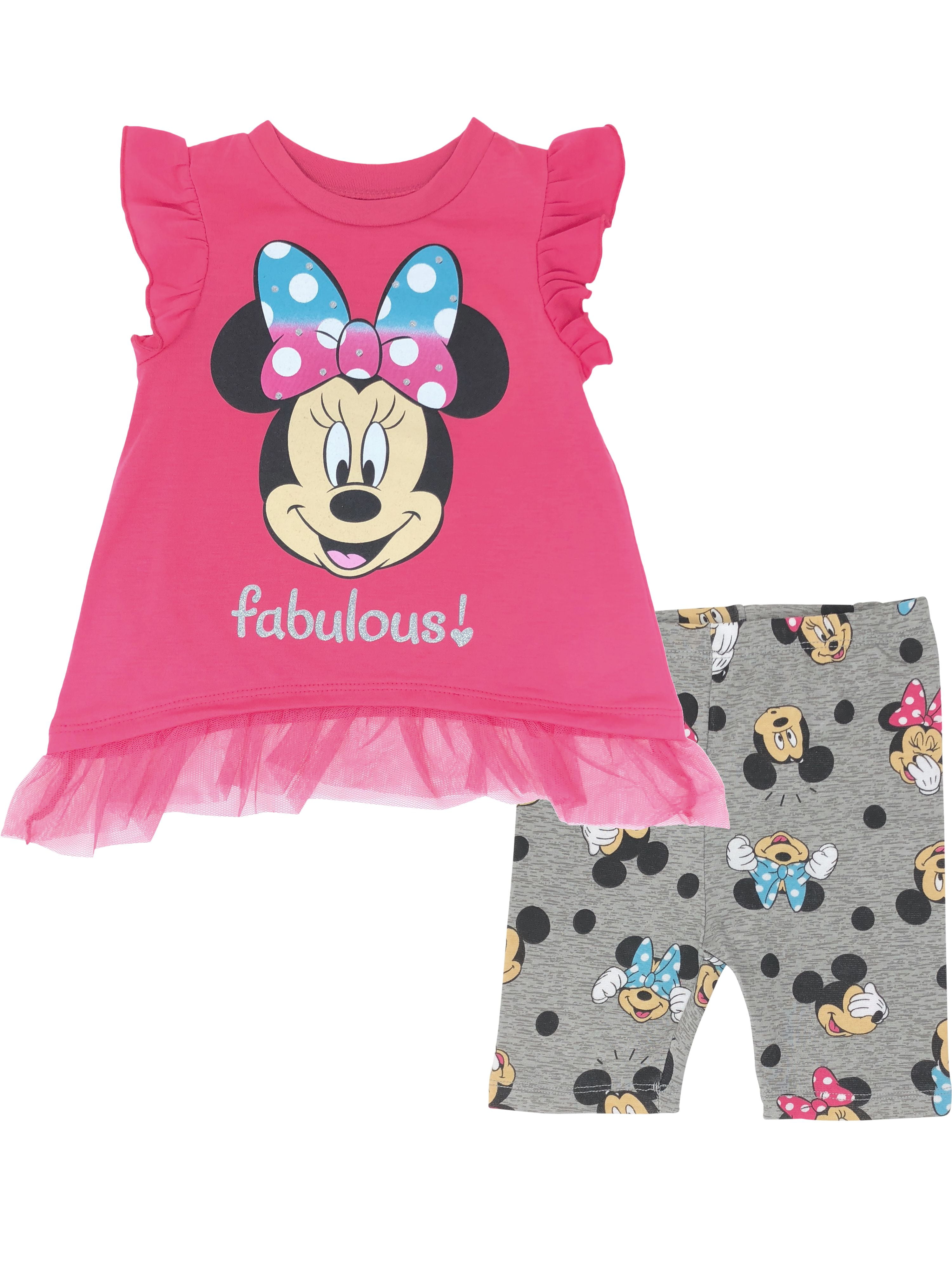 Disney Disney Minnie Mouse Baby Girls' HighLow Ruffle