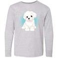 thumbnail image 3 of Inktastic Maltese Puppy Dog Long Sleeve Youth T-Shirt, 3 of 5