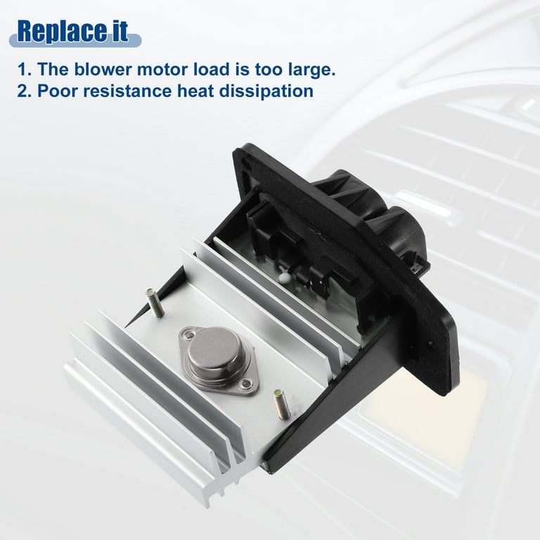 Unique Bargains AC Heater Blower Motor Resistor Fan Speed Control Regulator  Module Fit for Buick Lesabre Black 