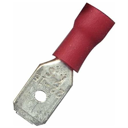 Sierra Supply Red Male 22-18 Quick Disconnect EC04060