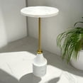 thumbnail image 2 of Take Me Home - Izie Marble Side Table, 2 of 3