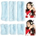 thumbnail image 4 of Rizadores de pelo sin calor Zulema forro polar coralino sin varilla rizadora de calor Azul, 4 of 8