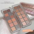 thumbnail image 3 of ZHAOCHENG Paleta de sombras de ojos de 12 colores, una para múltiples usos, brillo fino, tonos tierra, mate perlado Cosmetics color01, 3 of 5