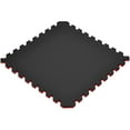 thumbnail image 3 of Norsk 16 sq ft Interlocking Foam Floor Mat, 4-Pack, Reversible Black/Red, 3 of 5
