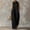 #0430-Black, variant on Puyaiuu Women Summer Stand Collar Button Front Sleeveless Wide Leg Linen Blend Jumpsuit Black XXXL Gift